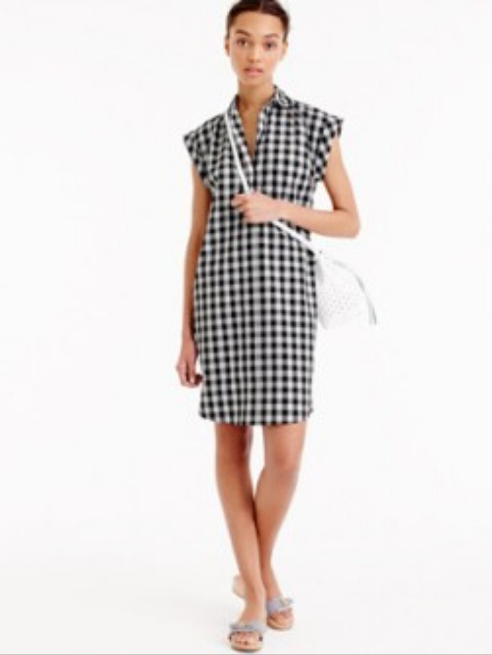 JCrew Gingham Cotton Summer Dress